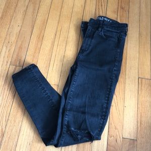 AE super stretch high rise black legging